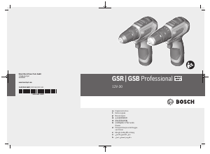Manual Bosch GSR 12V-30 Drill-Driver