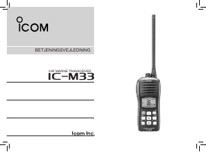 Brugsanvisning Icom IC-M33 Walkie-talkie