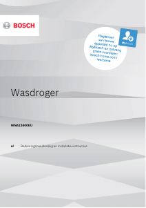 Mode d’emploi Bosch WNA13400EU Lave-linge séchant