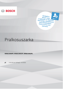 Instrukcja Bosch WNA13402PL Pralko-suszarka