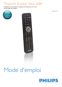 Mode d’emploi Philips SRP6013 Télécommande