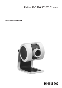 Mode d’emploi Philips SPC200NC Webcam