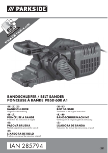 Manual Parkside IAN 285794 Belt Sander