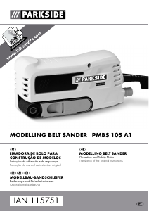 Bedienungsanleitung Parkside PMBS 105 A1 Bandschleifer