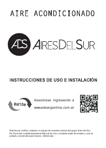 Manual de uso Aires Del Sur ETRDI52TC Aire acondicionado