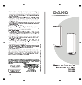 Manual Dako REDK 31 Frigorífico