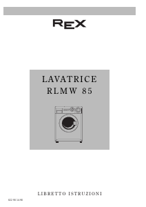 Manuale Rex RLMW85 Lavatrice