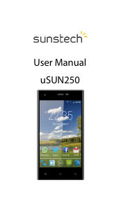 Manual Sunstech uSUN 250 Telefone celular