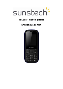 Manual Sunstech TEL205 Telefone celular