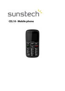 Mode d’emploi Sunstech CEL10 Téléphone portable