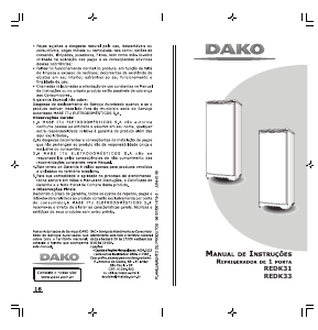 Manual Dako REDK 33 Frigorífico