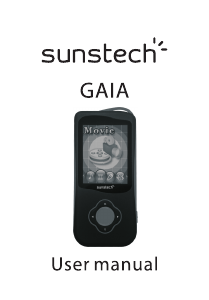 Mode d’emploi Sunstech GAIA Lecteur Mp3