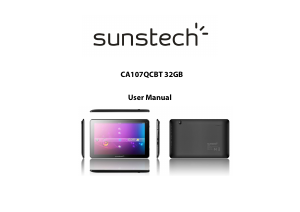 Mode d’emploi Sunstech CA107QCBT Tablette