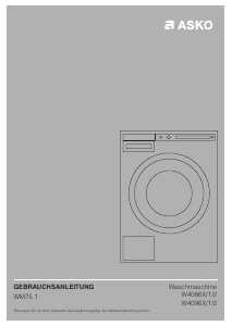 Bedienungsanleitung Asko W4086C.T.P Waschmaschine
