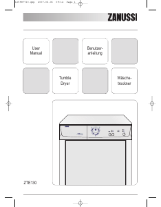 Bedienungsanleitung Zanussi ZTE 130 Trockner