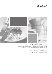 Manuale Asko HIG1995AB Piano cottura