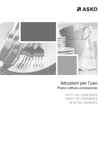 Manuale Asko HI16111G Piano cottura