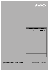 Manual Asko DFS244IB.W Dishwasher