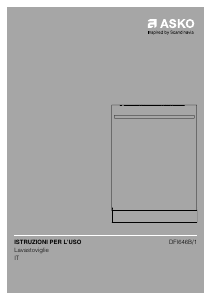 Manuale Asko DFI 646 B/1 Lavastoviglie