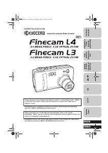 Manual Kyocera Finecam L3 Digital Camera