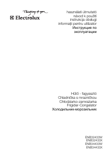 Manual Electrolux ENB34433X Combina frigorifica