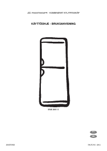 Käyttöohje Electrolux ENB3851X Jääkaappipakastin