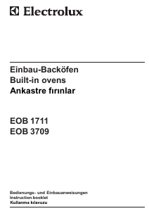 Bedienungsanleitung Electrolux EOB1711X Backofen