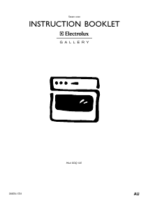 Manual Electrolux EOQ105US Oven