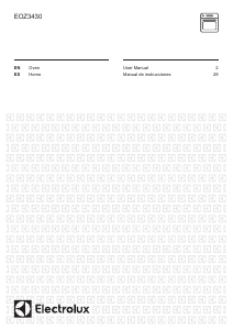 Manual de uso Electrolux EOZ3430DAX Horno