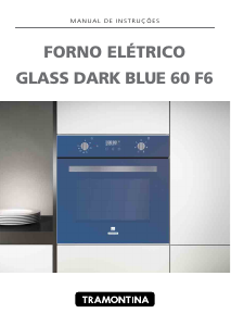 Manual Tramontina Glass Dark Blue 60 F6 Forno