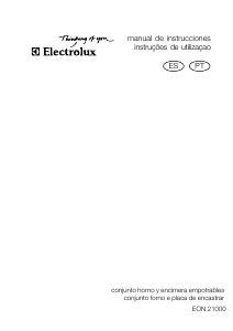 Manual Electrolux EON21000W Fogão