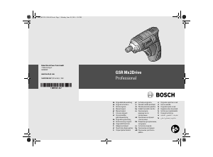 Manual de uso Bosch GSR Mx2Drive Atornillador