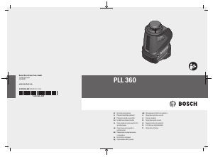 Instrukcja Bosch PLL 360 Laser liniowy