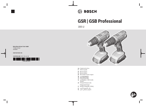 说明书 博世 GSR 180-LI 钻驱动器