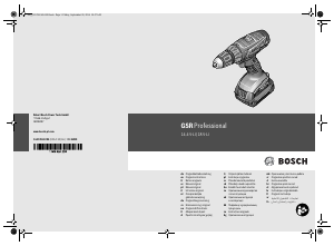 Handleiding Bosch GSR 18V-LI Schroef-boormachine