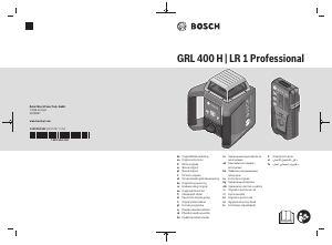 Manual Bosch GRL 400 H Rotation Laser