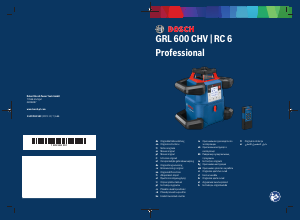 Manual Bosch GRL 600 CHV Laser rotativa