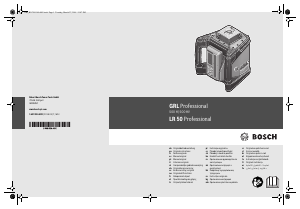 Manual de uso Bosch GRL 500 H Nivel láser de rotación