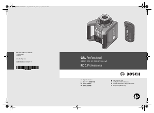 Handleiding Bosch GRL 300 HVG Rotatielaser