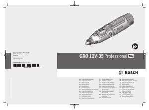 Manual de uso Bosch GRO 12V-35 Herramienta multifuncional