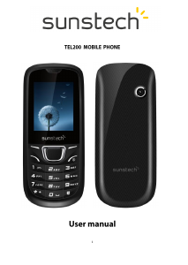Manual Sunstech TEL200 Telefone celular