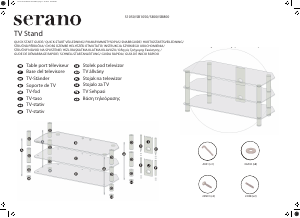 Manual Serano S1050 TV Bench