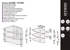 Manual Serano SC500B TV Bench
