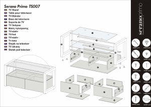 Manual Serano TS007 TV Bench