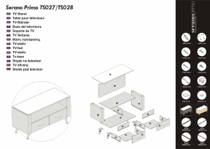Manual Serano TS027 TV Bench