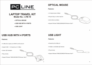 Handleiding PC Line LTB-10 Muis