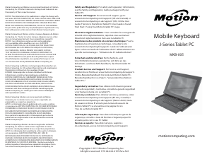 Manual de uso Motion Computing MKD-005 Teclado