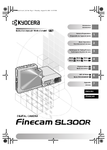 Manual Kyocera Finecam SL300R Digital Camera
