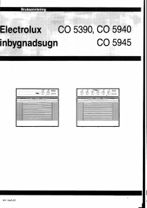 Bruksanvisning Electrolux CO5340 Ugn