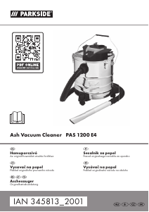 Bedienungsanleitung Parkside PAS 1200 E4 Staubsauger